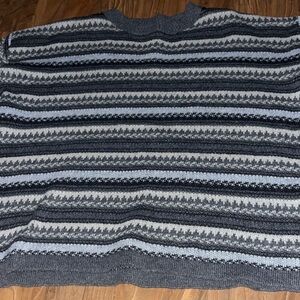 ROMWE Black and White Knit Sweater